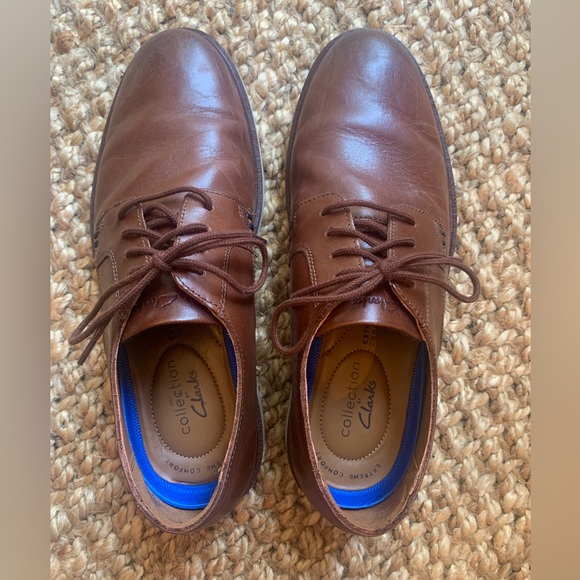 Clarks Malwood Plain Mens Dress Shoes - Picture 3 of 11